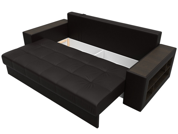 Диван прямой Дубай полки справа Экокожа