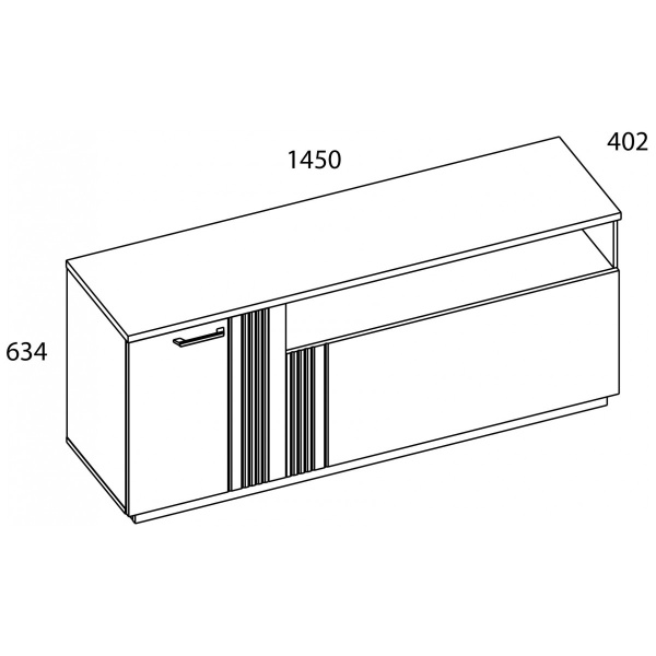 Тумба RTV 2DN MATEO