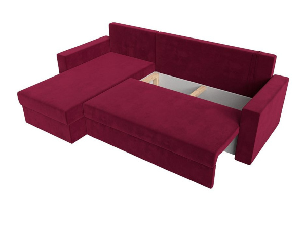 Диван угловой Траумберг Лайт левый угол Микровельвет