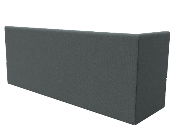 Диван кухонный прямой Бриз с углом слева Рогожка