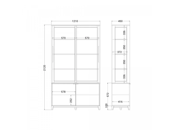 Витрина Case CS182