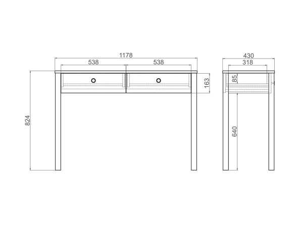 Консольный стол Bergen home BG022