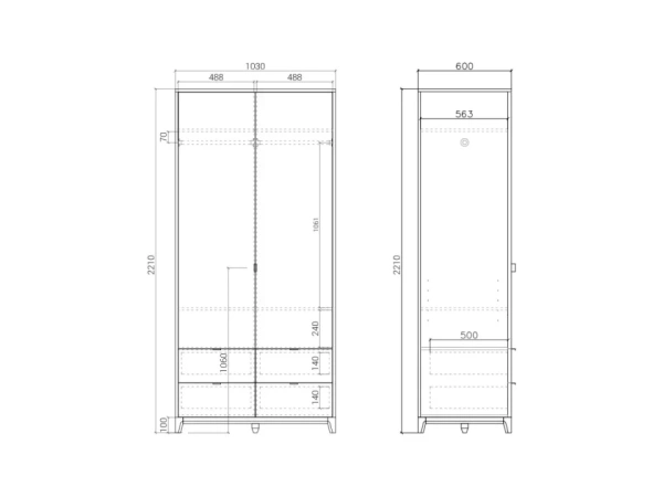 Шкаф Case CS212