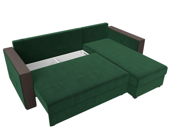 Диван угловой Валенсия Лайт правый угол Велюр