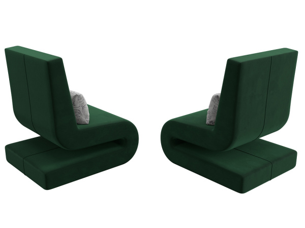Кресло Волна (2 шт.) Велюр