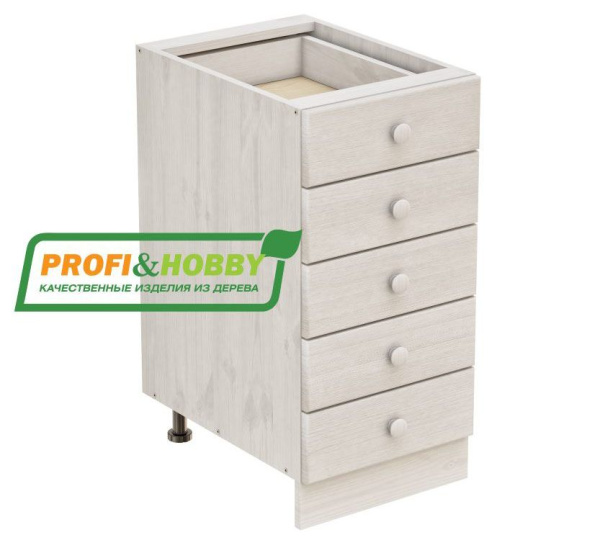 Тумба с 5-ю ящиками 400*720