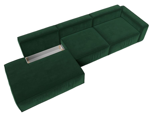 Диван прямой Прага Модерн Лонг подлокотник справа Велюр