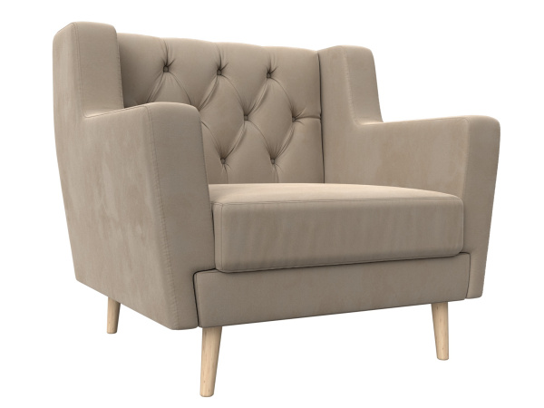 Кресло Брайтон Люкс Велюр (Бежевый)
