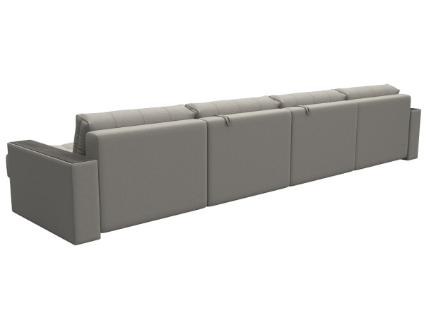 Диван П-образный с декором Лига-049 НПБ Лонг Рогожка