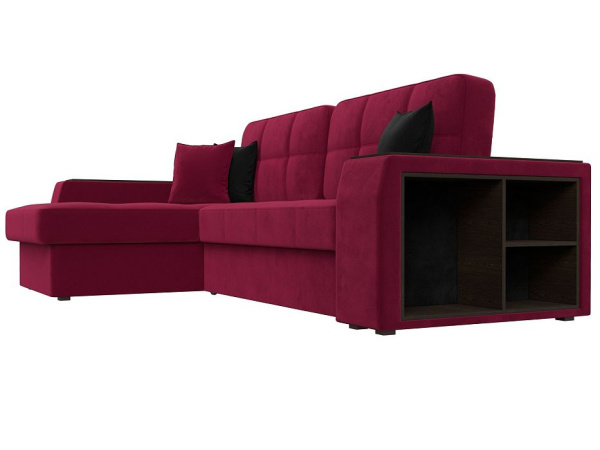 Диван угловой Брюссель левый угол Микровельвет
