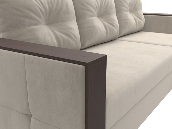 Диван угловой Валенсия Лайт правый угол Микровельвет