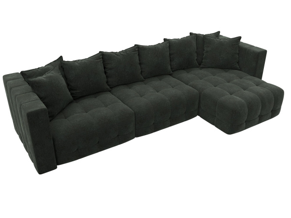 Диван угловой Лига-052 НПБ Лонг угол универсальный Шенилл