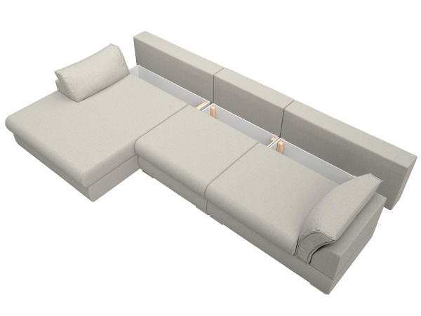 Диван угловой Пекин Long угол левый Рогожка