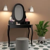 Стол туалетный Кантри Hemnes 95 ММЦ (Блек)