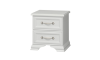 Тумба прикроватная Грация 2 ящика (2 ЯЩИКА,ЛДСП/МДФ(рамка) цвет Белый)