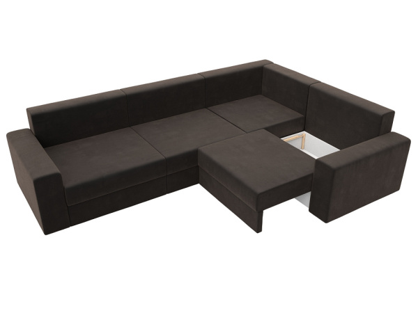 Диван угловой Майами Long правый угол Велюр