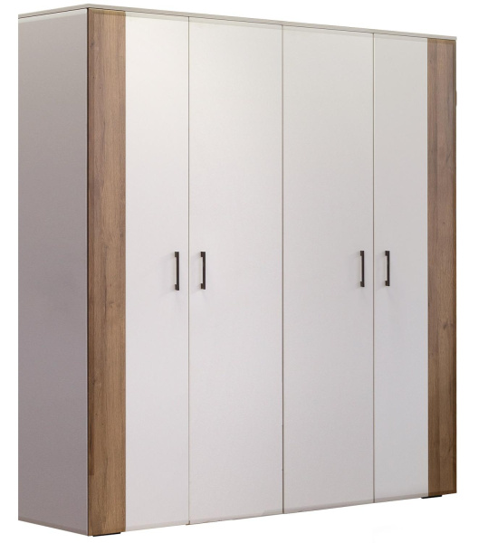 Шкаф для одежды 4д Ариста П3.593.1.31 (Беж Нубук + Дуб Артизан Трюфель)