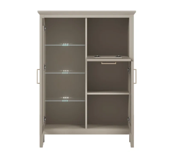 Тумба с подсветкой CLASSIC KOM1W1D1B