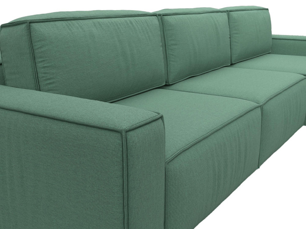 Диван угловой Прага Классик лонг правый угол Рогожка