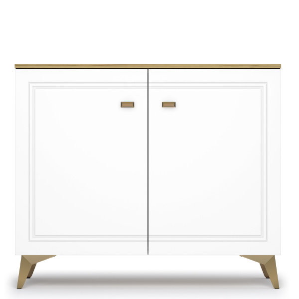 Комод Вега Сапфир (Глянец белый)