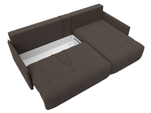 Диван угловой Лига-054 НПБ угол универсальный Рогожка