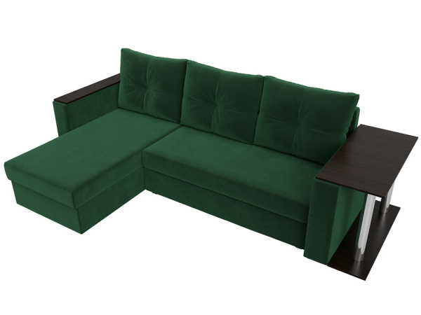 Диван угловой Атланта со столом левый угол Велюр