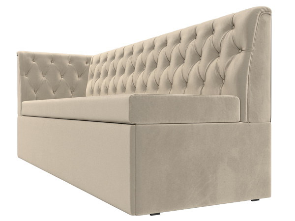 Диван кухонный Маркиз с углом слева Микровельвет