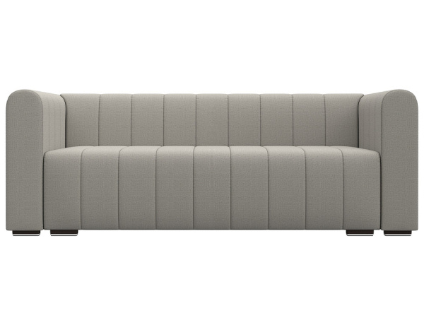 Диван прямой Лига-073 Рогожка (Амур 02 бежевый)