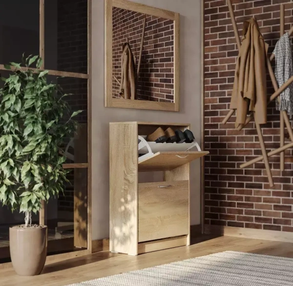 Тумба ОРИОН с двумя полками для обуви