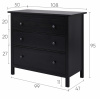 Комод 3 ящика Кымор Hemnes
