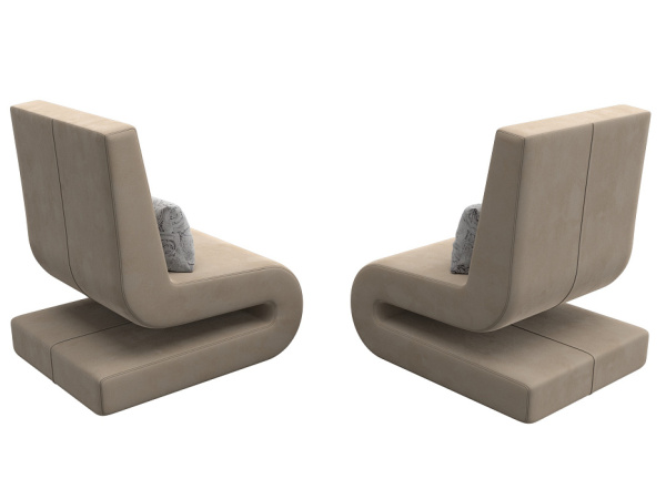 Кресло Волна (2 шт.) Велюр