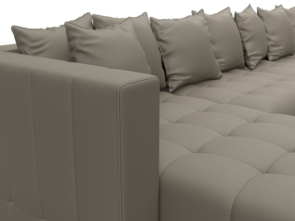 Диван П-образный Лига-052 НПБ МегаЛонг Экокожа