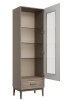 Шкаф с витриной Гориция однодверный
