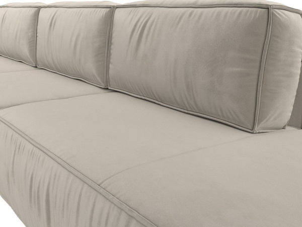 Диван прямой Прага Модерн Лонг подлокотник слева Микровельвет