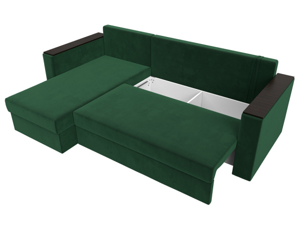 Диван угловой Атланта Б/С левый угол Велюр