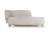 Кушетка Lucca левая / Genesis (Ткань Genesis Cream, Основание Никель)