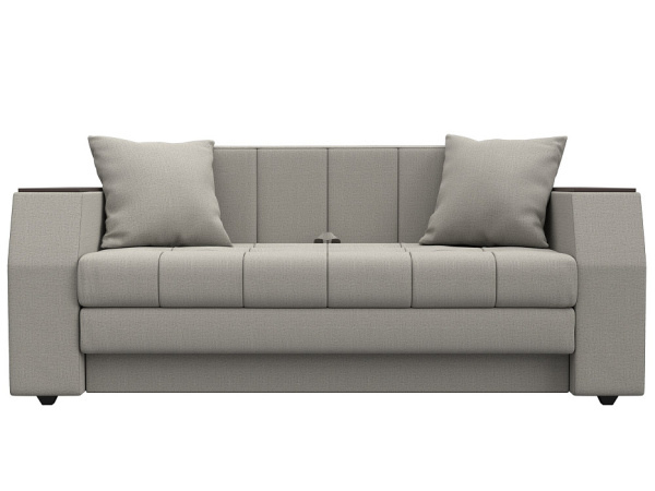 Диван прямой Атлант мини Рогожка (Амур 02 бежевый)