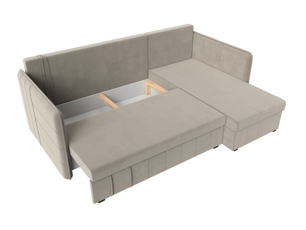 Диван угловой Слим правый угол Микровельвет