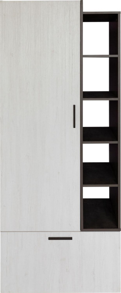 Шкаф комбинированный Луна П7.049.1.11 (Сосна рандерс + оникс)