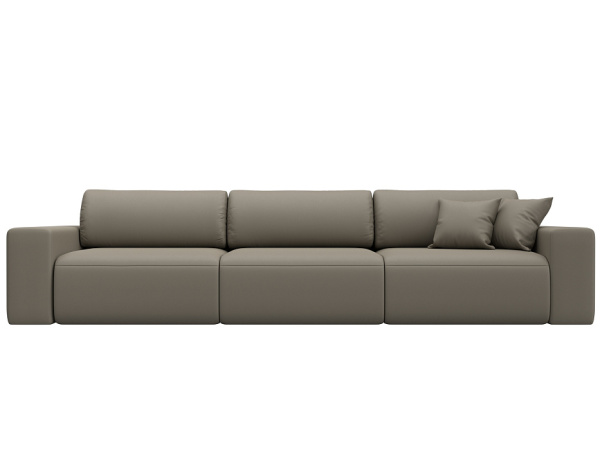 Диван прямой Лига-036 НПБ Классик Лонг Экокожа (GRIFON 04 бежевый)