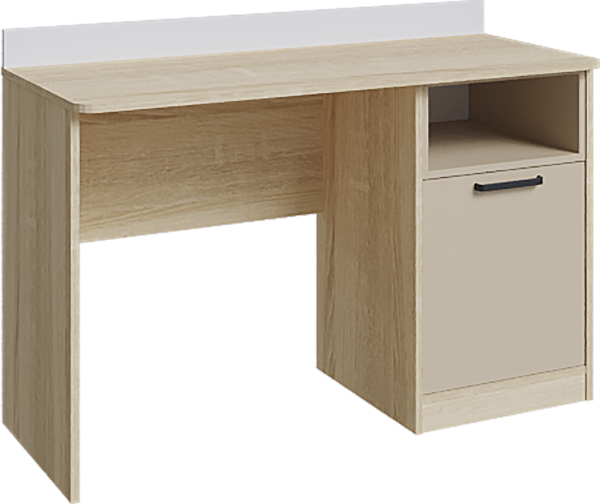 Стол письменный Твист (Дуб сонома/Белая шагрень)