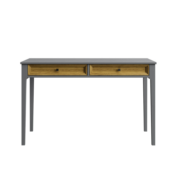 Стол письменный Квадро-С 02 (Серый №7042 + антик №24)