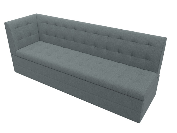 Диван кухонный прямой Бриз с углом слева Рогожка