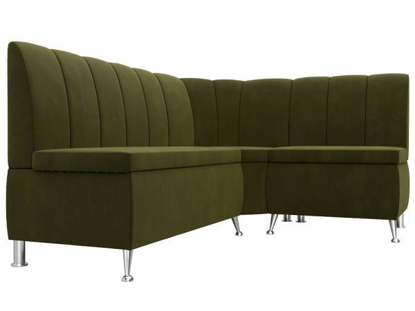 Диван кухонный угловой Кантри правый угол Микровельвет