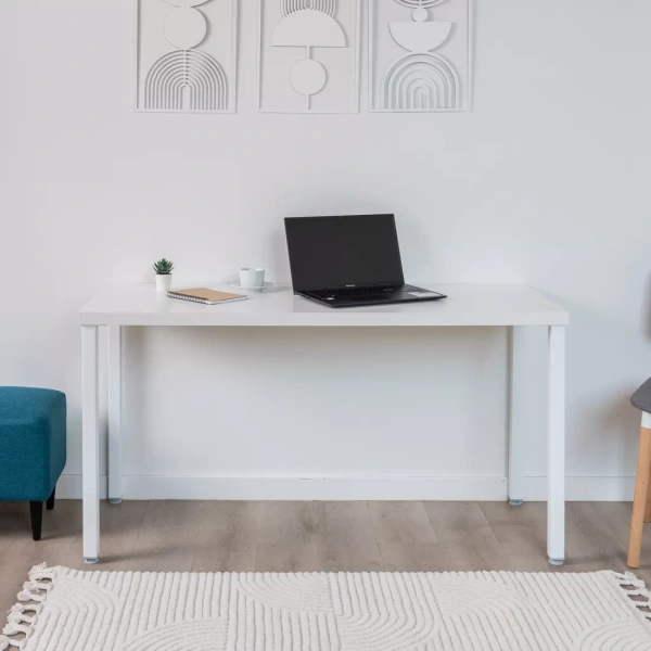 Стол письменный Ингар, 140x75, белый