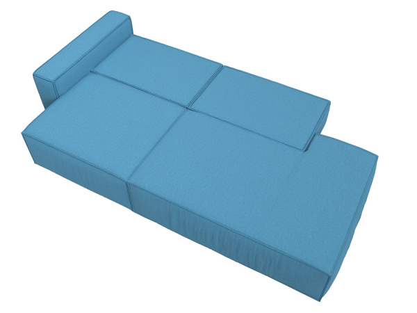 Диван прямой Прага Модерн подлокотник слева Рогожка