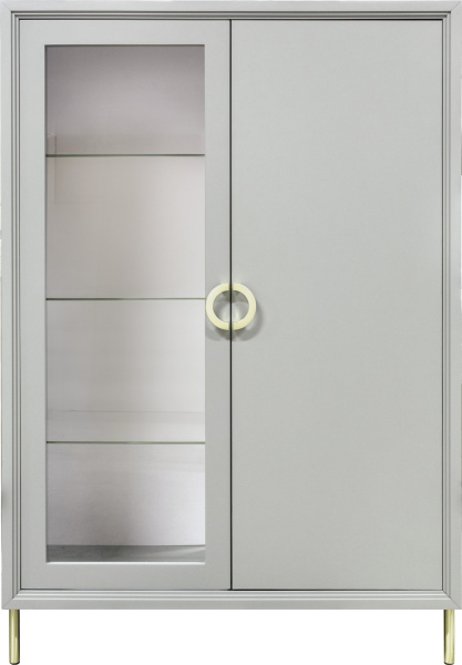 Шкаф 2д Флора П6.980.0.03 (Пепел)