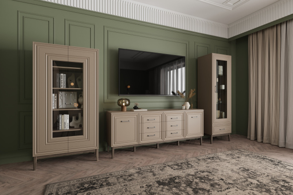 Комод Гориция 6 ящиков 2 двери