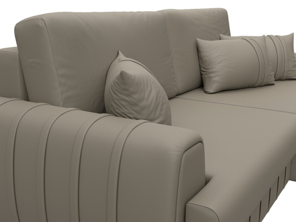 Диван угловой Лига-057 НПБ угол правый Экокожа