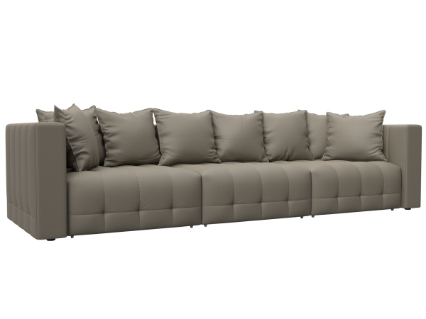 Диван прямой Лига-052 НПБ Лонг Экокожа (GRIFON 04 бежевый)